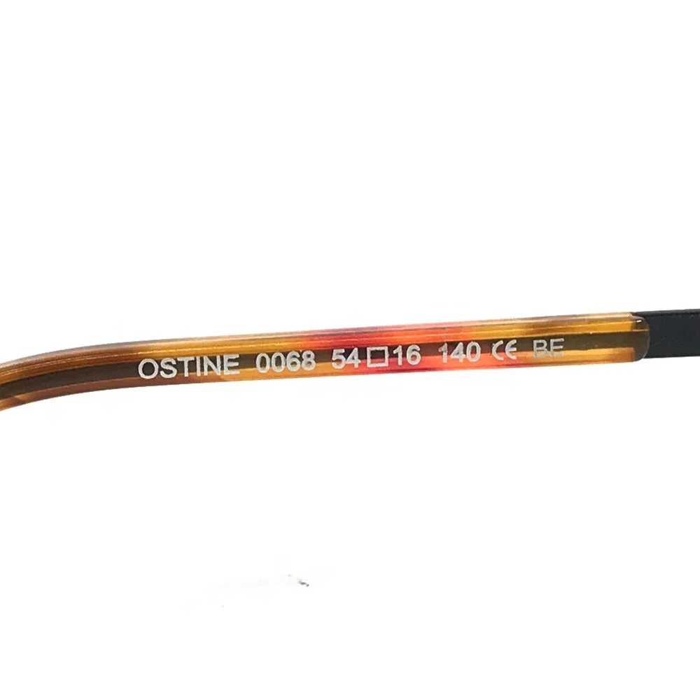 BOZ Eyeglasses Frames OSTINE 0068 Black Red Matte Cat Eye Full Rim 54-16-140